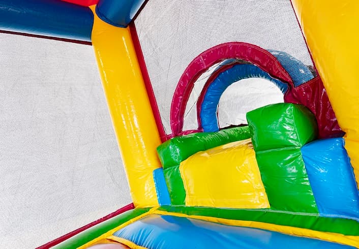 Flamingo-Hüpfburg von Jump4Fun – Produktansicht innen