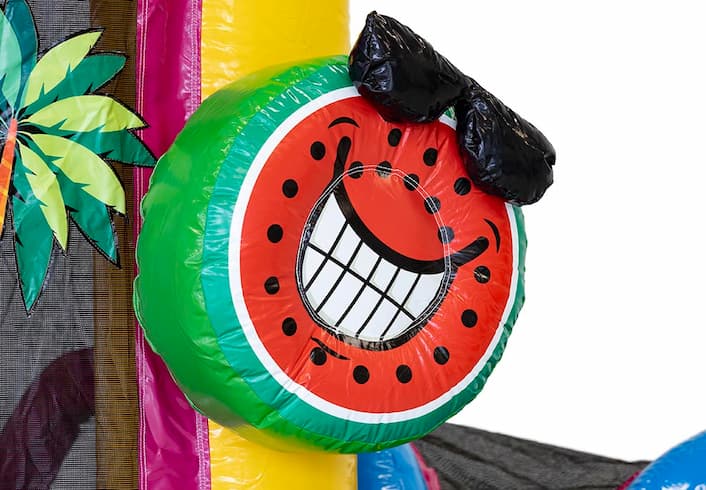Flamingo-Hüpfburg von Jump4Fun – Produktansicht Detail